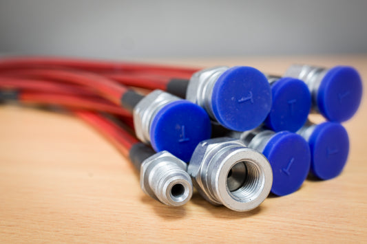 KIT tubi freno in treccia per 500 ABARTH