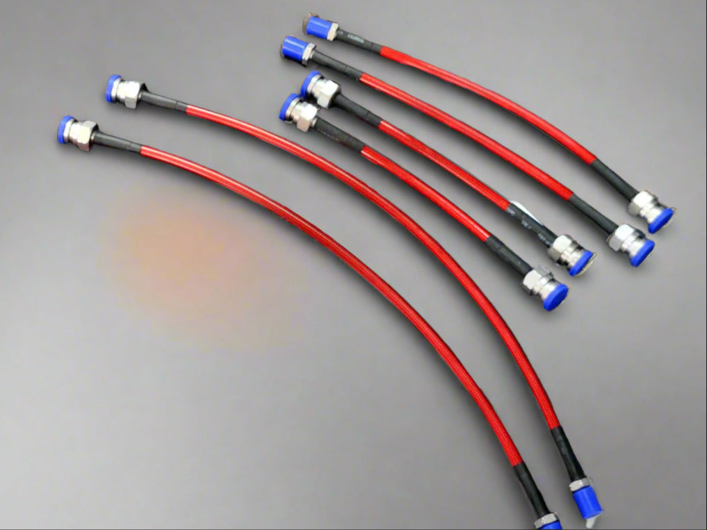 KIT tubi freno in treccia per 500 ABARTH