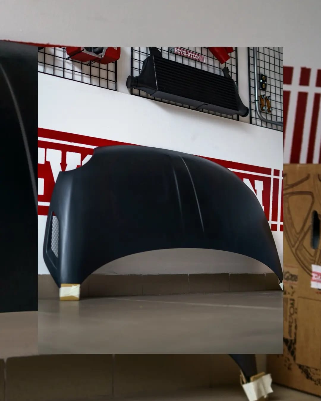 KIT estetico cofano + fianchetti con prese aria 500 ABARTH/FIAT