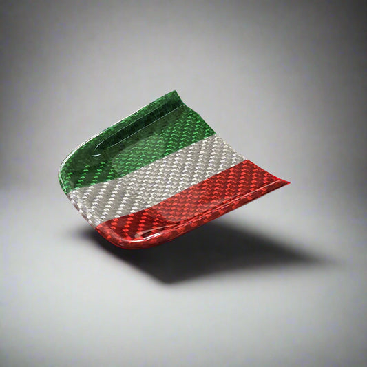 Inserto rivestimento volante fibra di carbonio FIAT 500 ABARTH 595/695