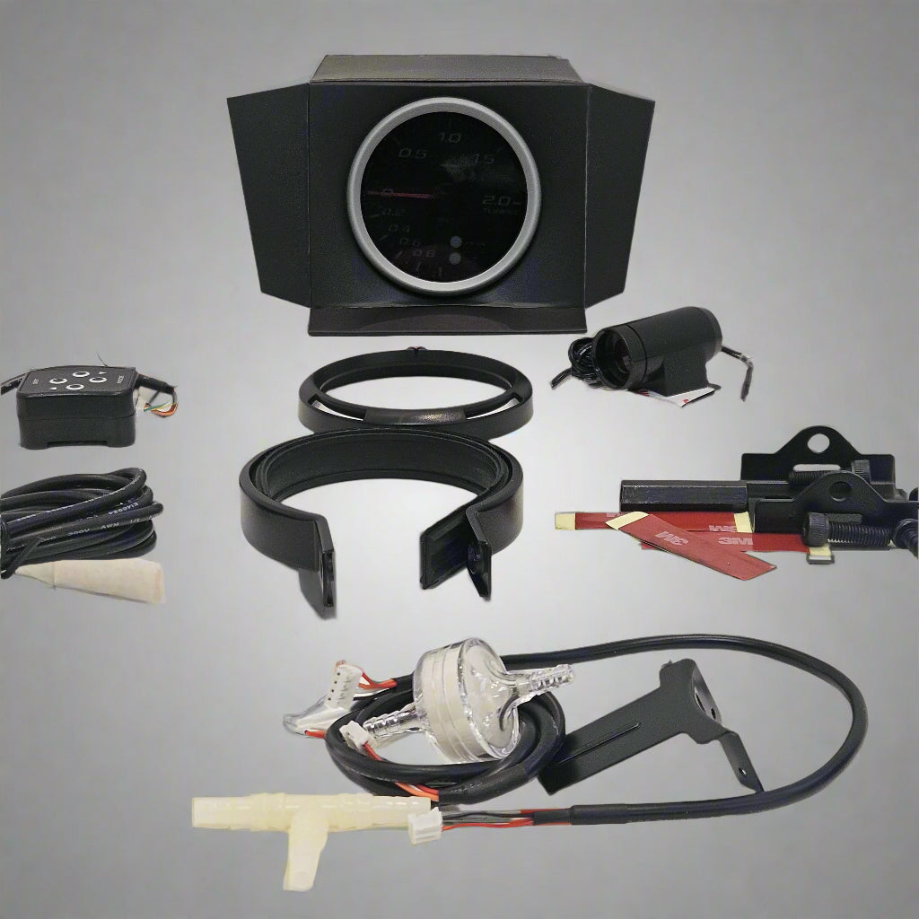 Manometro turbo PROSPORT ABARTH 500 COMPLETO