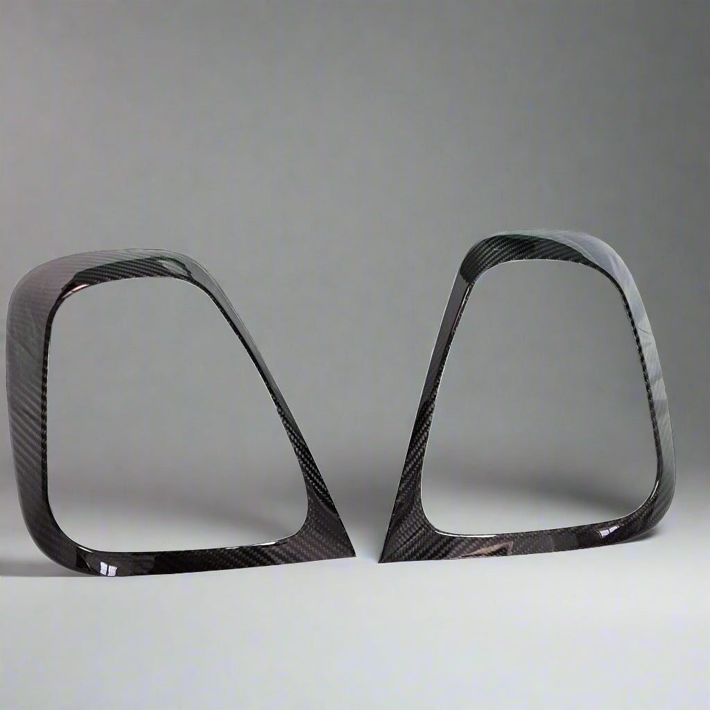 Coppia cover Fanali Posteriori in carbonio Per Abarth 500 - 595 - 695 Restyling