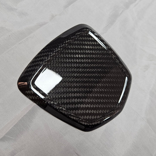 Cover Logo Posteriore pieno in CARBONIO Fiat 500 Abarth 595 - 695