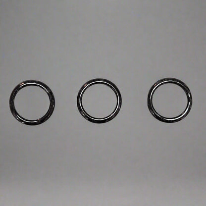 Anelli Pulsanti Plancia in CARBONIO Fiat 500 Abarth - 595 - 695